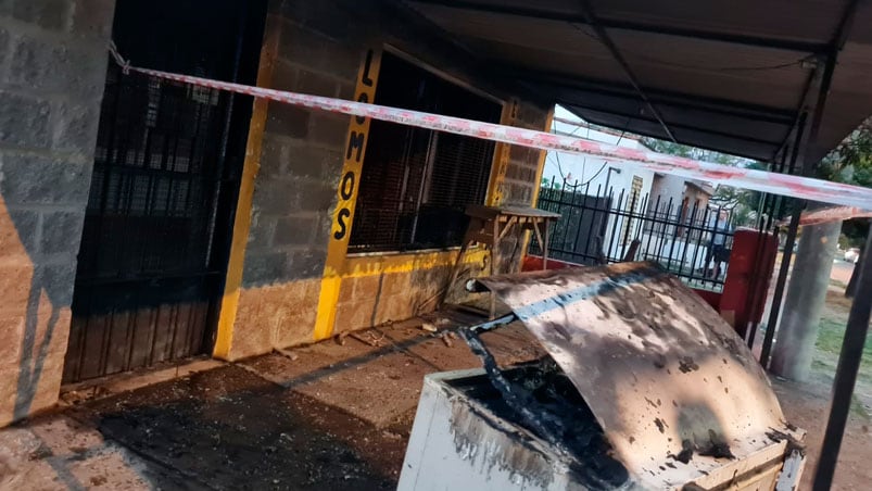 El dueño de la pizzería quedó internado tras el incendio. Foto: Francisco Arias/El Doce.