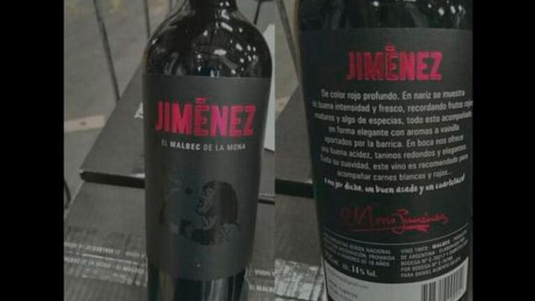 ¡El dueño del vino! La Mona lanzó su Malbec