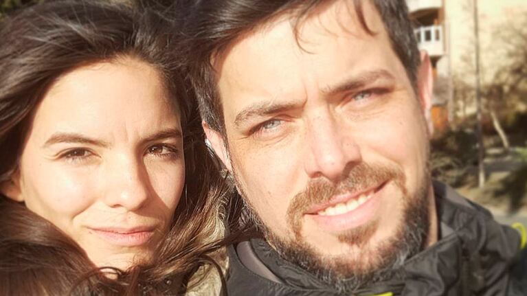 El dulce cruce televisivo entre José Bianco y su novia Laura.