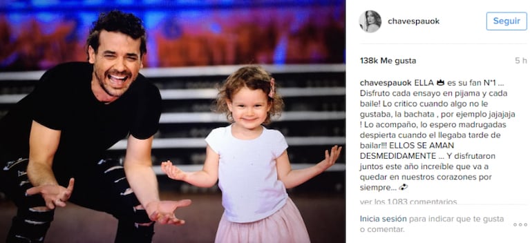 El dulce mensaje de Paula a Pedro antes de la gran final de Bailando