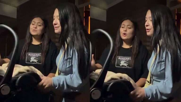 El dulce video de Valentina Márquez cantándole a Vicente, su hijo, que generó ternura en redes sociales