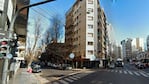 El edificio de Barracas donde ocurrió el femicidio. 