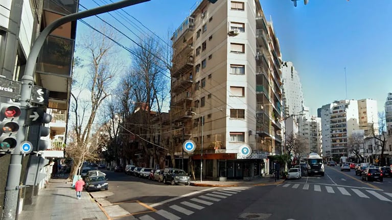 El edificio de Barracas donde ocurrió el femicidio.