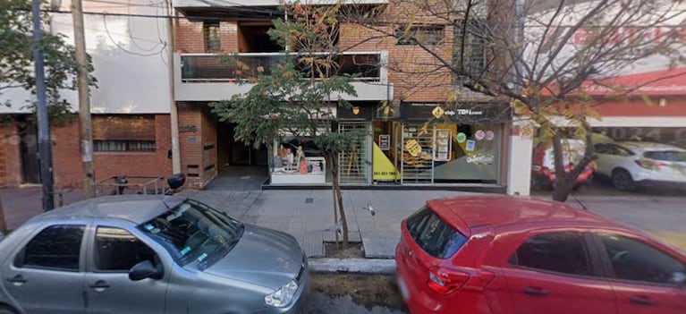 El edificio de Ovidio Lagos al 226, donde ocurrió el dramático episodio.