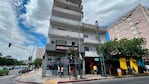 El edificio donde fue vista ingresar Anahí Bulnes. 