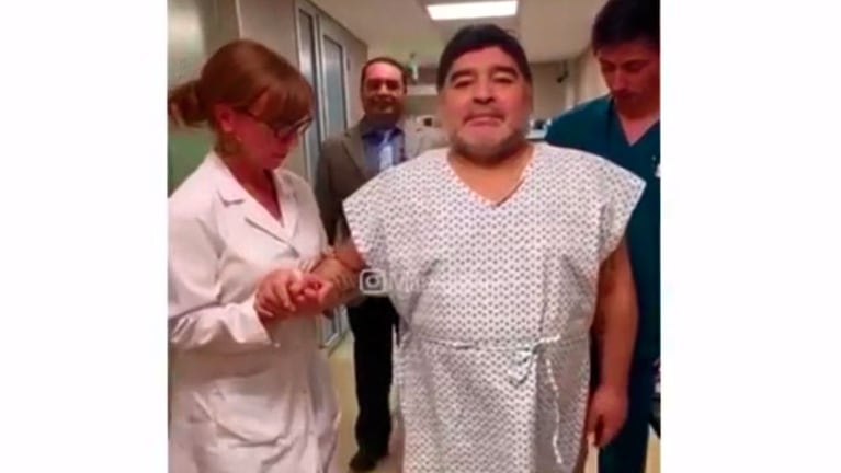 El emocionante video de Diego Maradona: "Hoy volví a caminar como cuando tenía 15 años"
