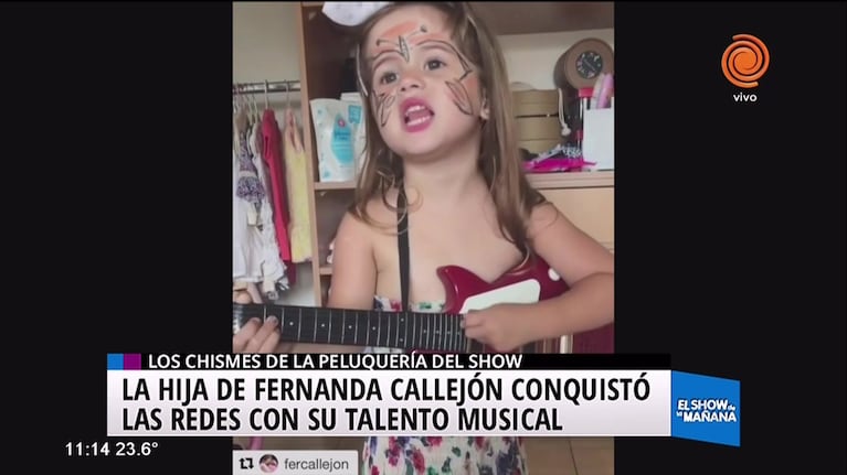 El emotivo video de la hija de Fernanda Callejón