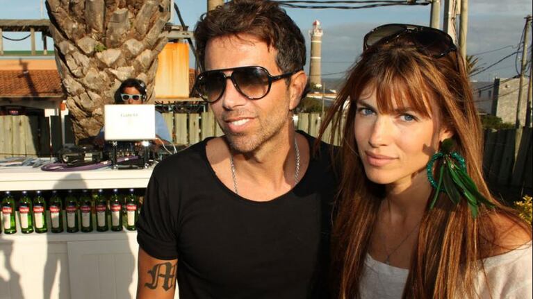 El empresario argentino Pablo Cosentino y su mujer, la modelo Daniela Urzi