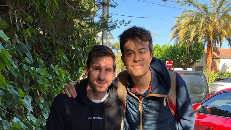 El encuentro con el astro no duró más de 60 segundos pero para Santiago fue una "eternidad".