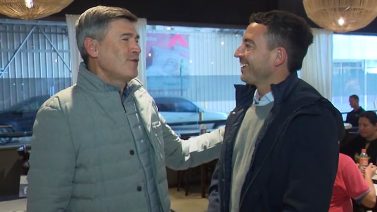 El encuentro de Passerini y De Loredo en Telenoche.