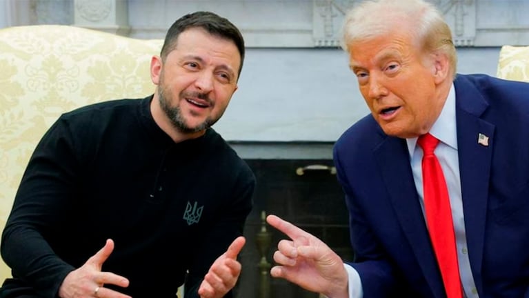 El encuentro entre el Presidente de EEUU Donald Trump y su par ucraniano Volodimir Zelenski.