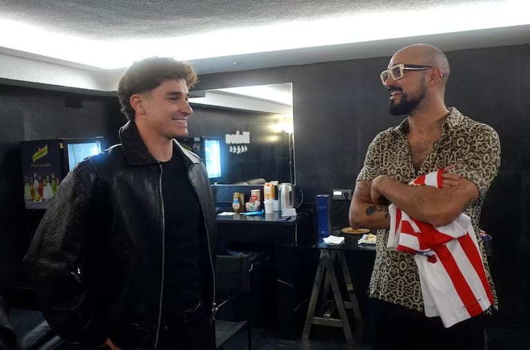 El encuentro entre Julián Álvarez y Abel Pintos en Madrid.