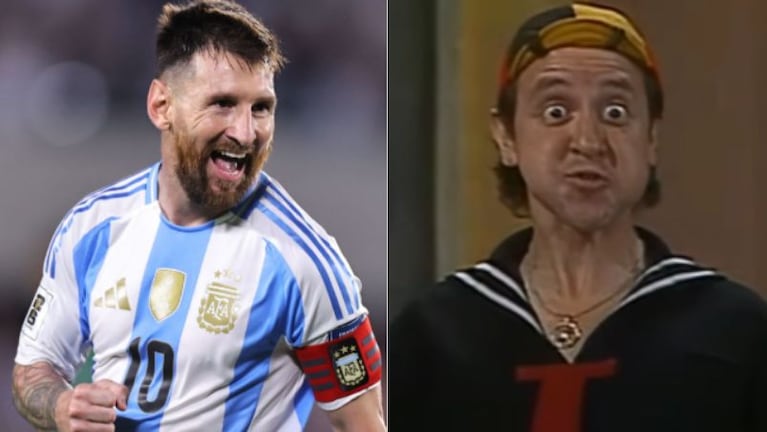 El épico encuentro entre Messi y el Quico.