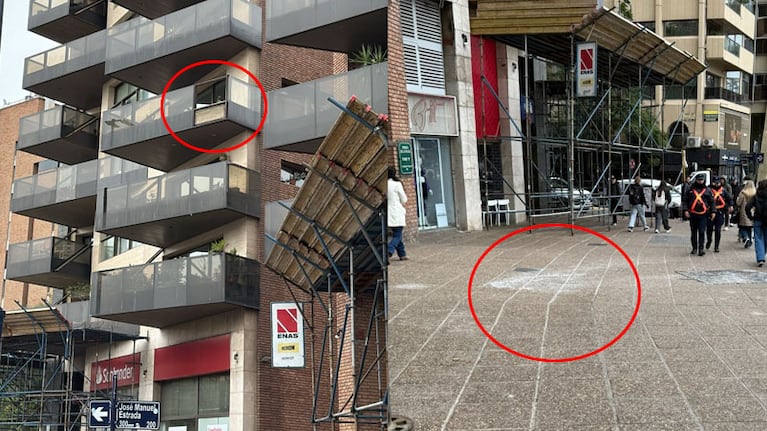 El episodio ocurrió pasado el mediodía en un edificio al frente de la plaza España.