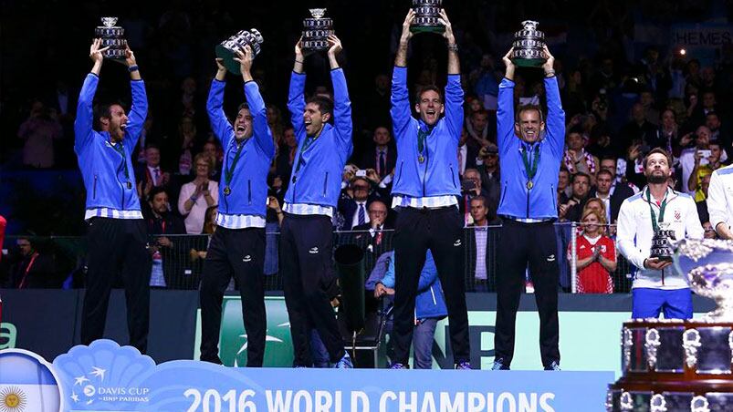 El equipo argentino se quedó con la primera copa de su historia tras ganarla a Croacia.