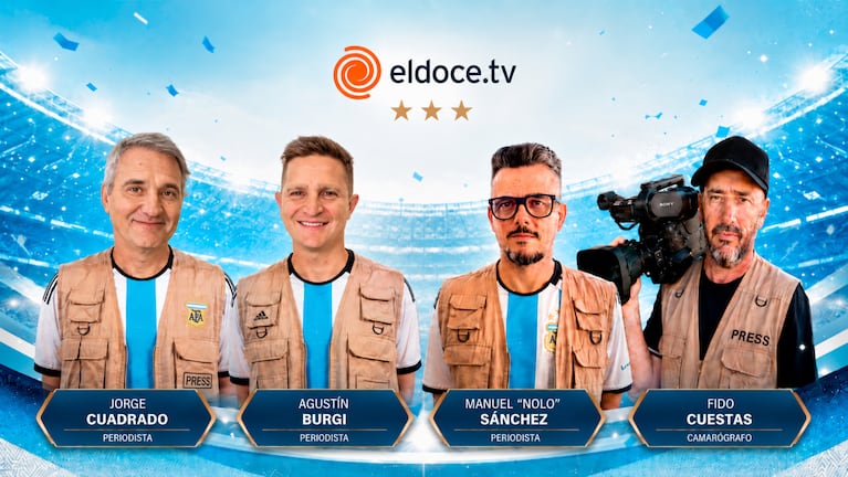 El equipo de El Doce en el Mundial 2026.