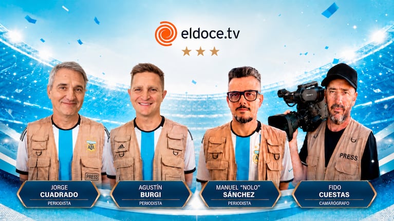 El equipo de El Doce en el Mundial 2026.