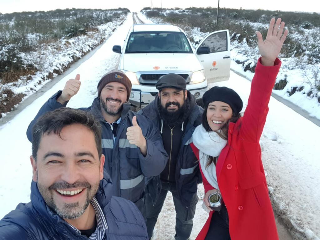 El equipo de El Doce encontró las postales más espectaculares de la nieve.