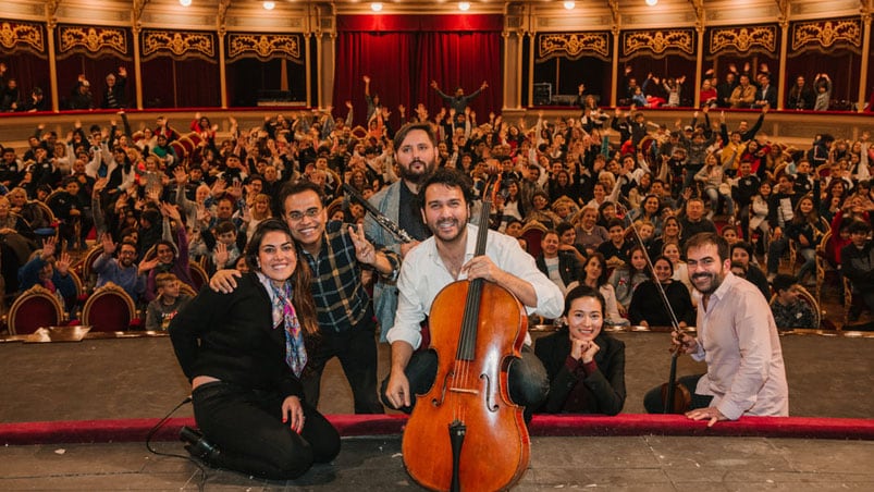 El equipo de New Docta, en ediciones anteriores del festival.