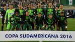 El equipo del Chapecoense que llegó a la final y sufrió el terrible accidente.