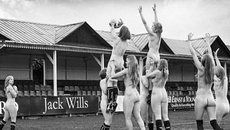 El equipo femenino de rugby de la Universidad de Oxford. Foto: Mark Barnfield