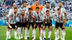 El equipo titular ante Nigeria en el Mundial de Rusia 2018.