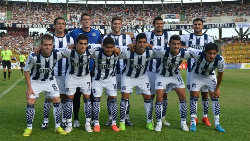 El equipo titular con el que Talleres jugó el primer tiempo. Foto: Lucio Casalla.