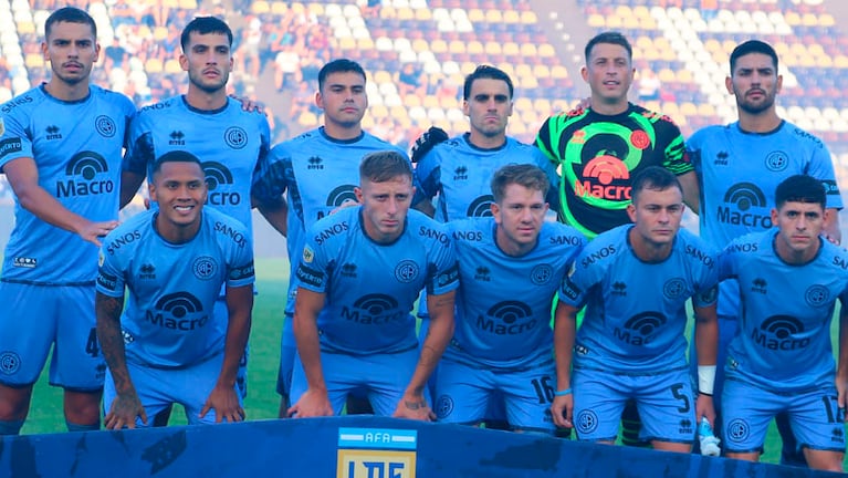 El equipo titular de Belgrano en Vicente López.