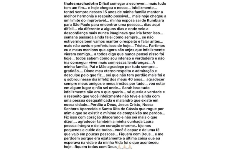 El escalofriante posteo del funcionario que mató a sus dos hijos y se quitó la vida