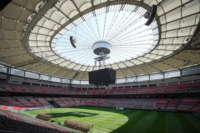 El estadio BC Place se prepara para recibir a la Copa del Mundo. (Foto: AP)