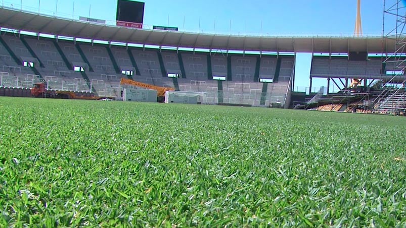 El estadio Kempes espera por la Selección Argentina.