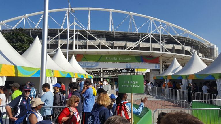 El Estadio Olímpico de Río, donde se realizan las pruebas de atletismo.