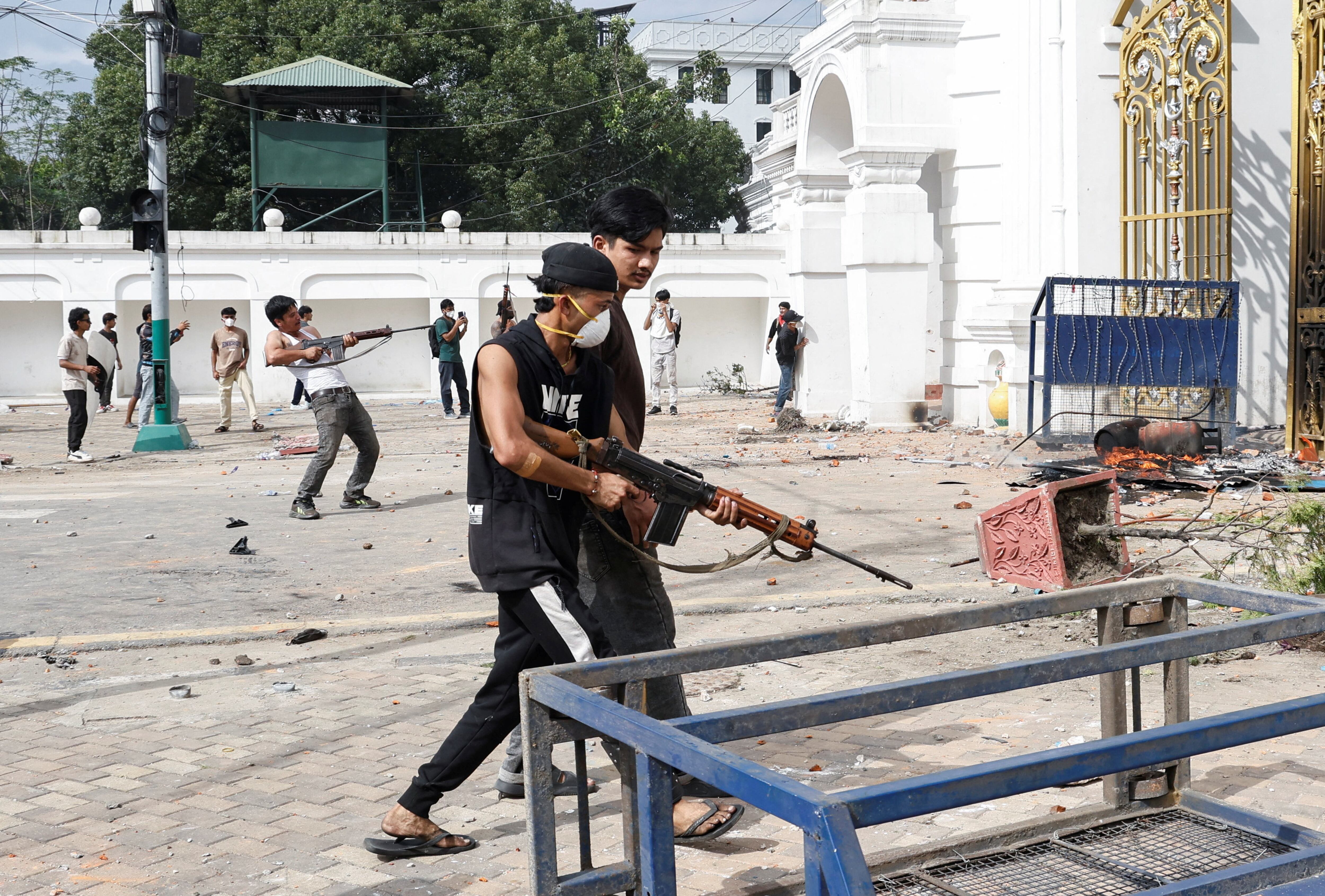 El estallido social en Nepal generó hechos de violencia sin precedentes.