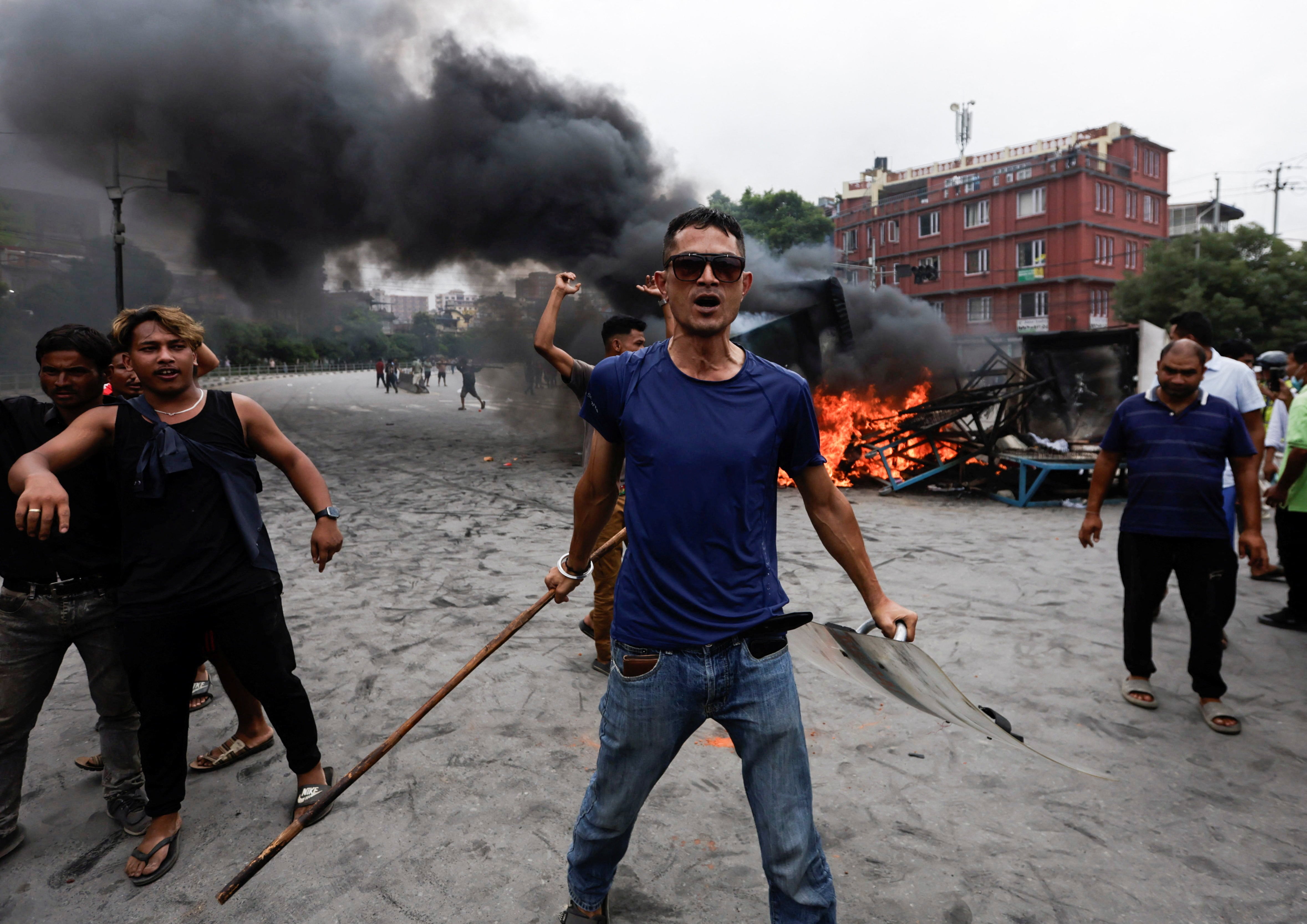 El estallido social en Nepal generó hechos de violencia sin precedentes.