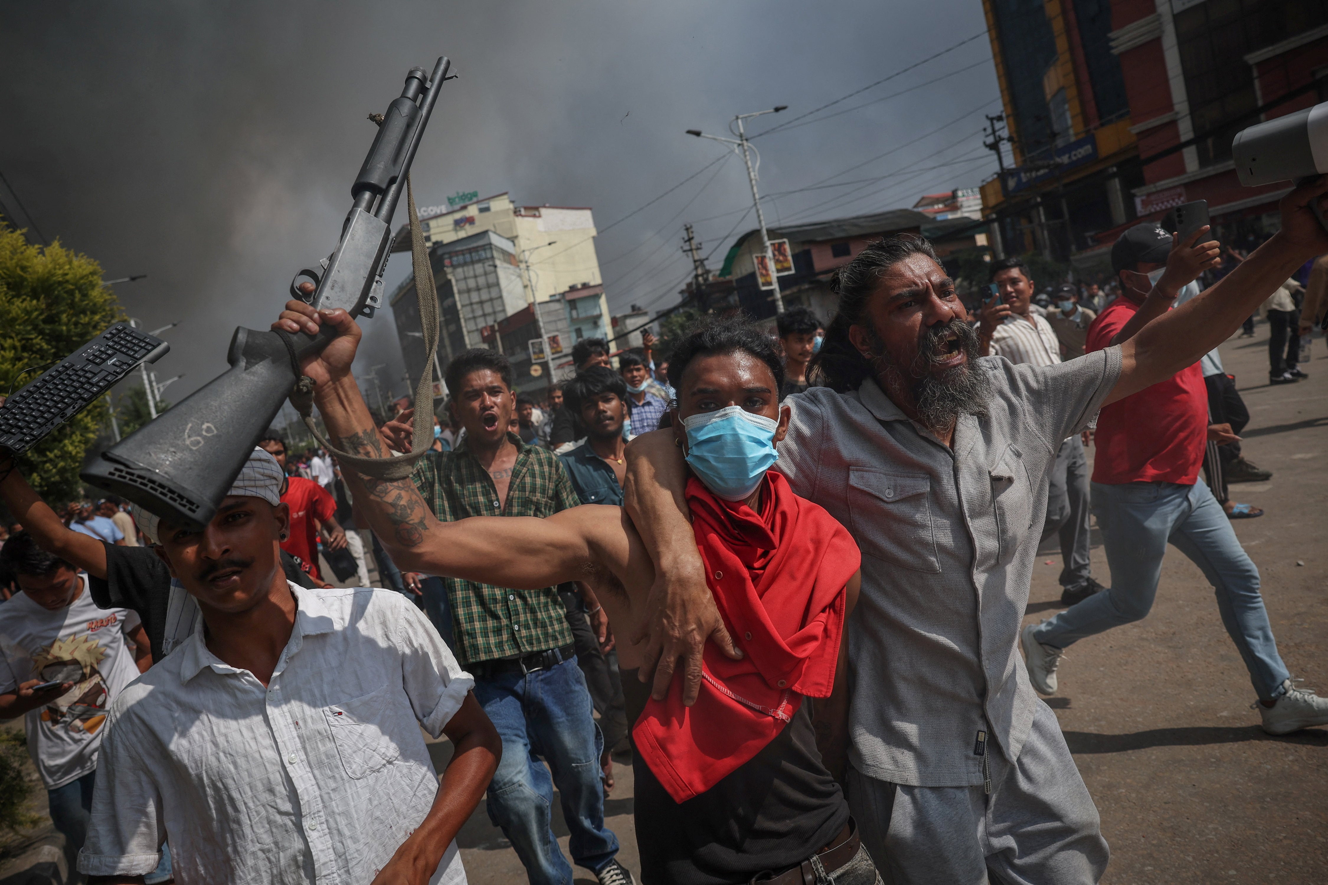 El estallido social en Nepal generó hechos de violencia sin precedentes.