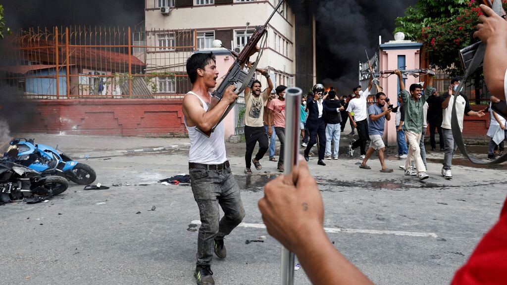 El estallido social en Nepal generó hechos de violencia sin precedentes.