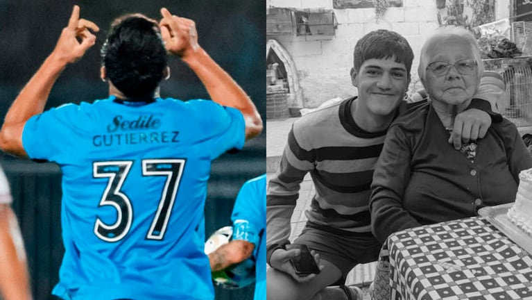 El estrecho vínculo de Lautaro Gutiérrez con su bisabuela.