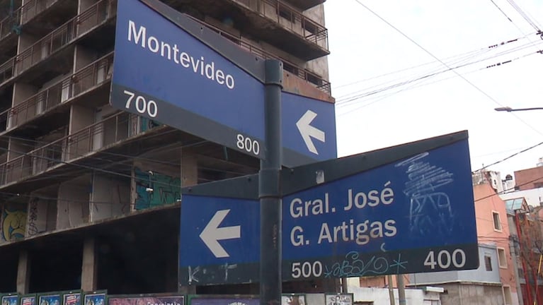 El estudiante hacía la mudanza en Montevideo al 800.