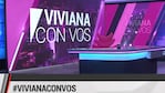 El estudio vacío, la postal del programa Viviana con Vos.