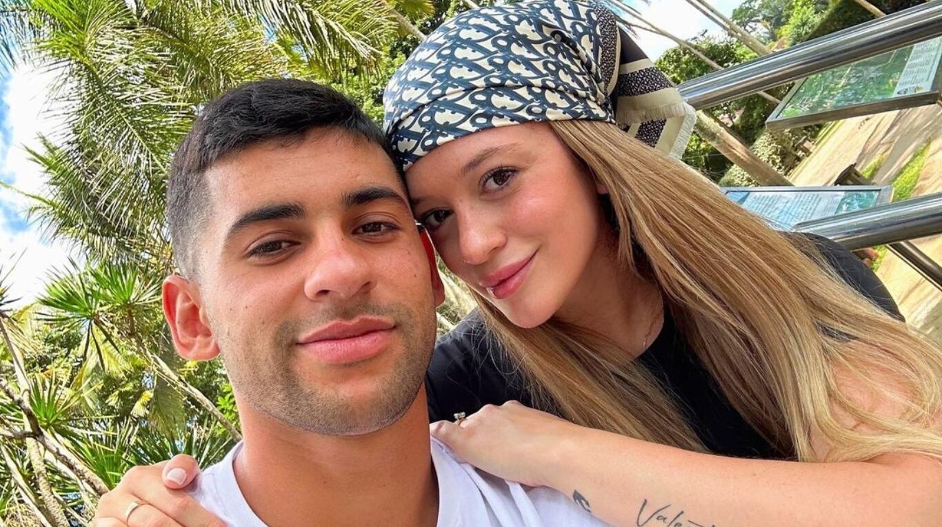 El ex-Belgrano y Karen Cavaller están de festejo.