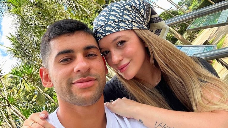 El ex-Belgrano y Karen Cavaller están de festejo.