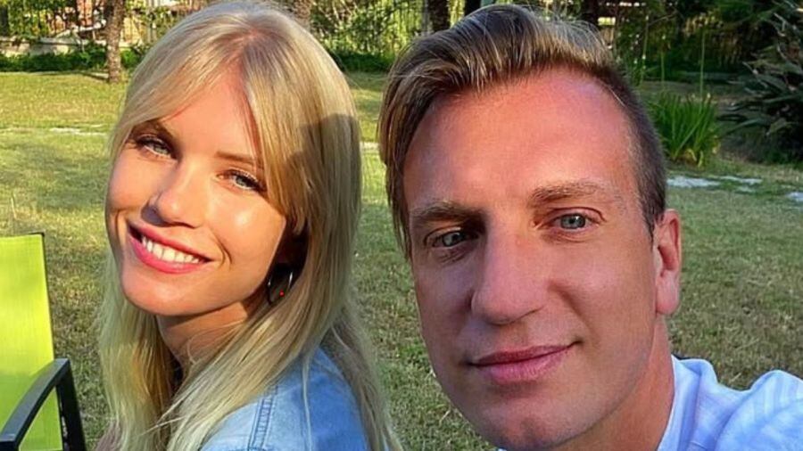 El ex delantero de River y la modelo celebraron su boda en 2022.