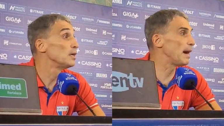 El ex DT de Talleres, Juan Pablo Vojvoda, estalló en conferencia de prensa.