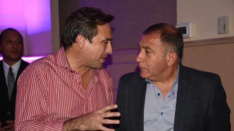 El ex intendente y el actual, unidos por Macri.