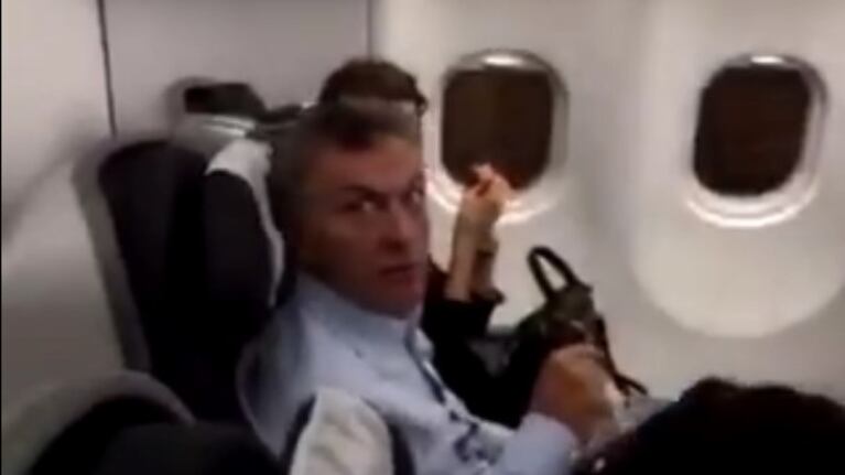 El ex mandatario se mostró sorprendido por el escrache.