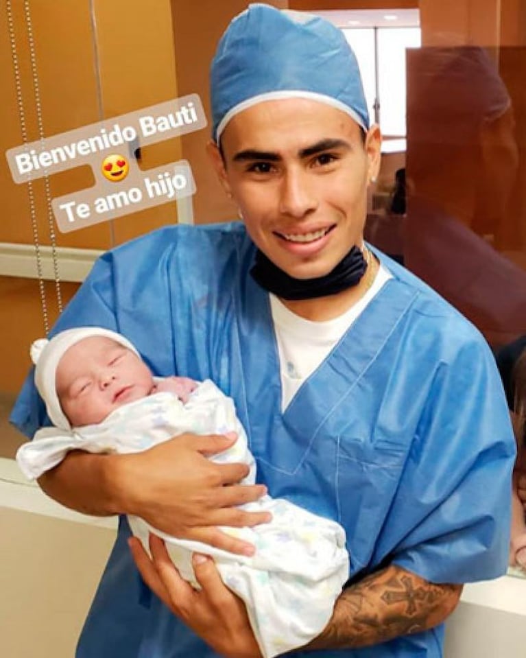 El exBelgrano Lucas “Chino” Zelarayán fue papá por primera vez