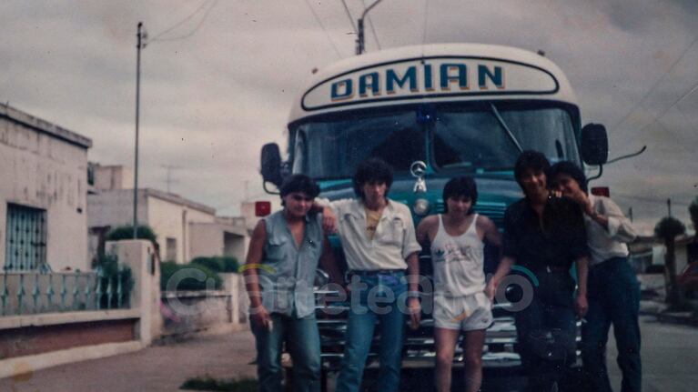 El éxito de Damián se centro entre 1985 y 1990, cuando desapareció del cuarteto por un tiempo. Gentileza: Damian el pibe 10 - oficial.