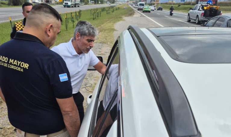 El exjefe de la Caminera con el ministro Quinteros.