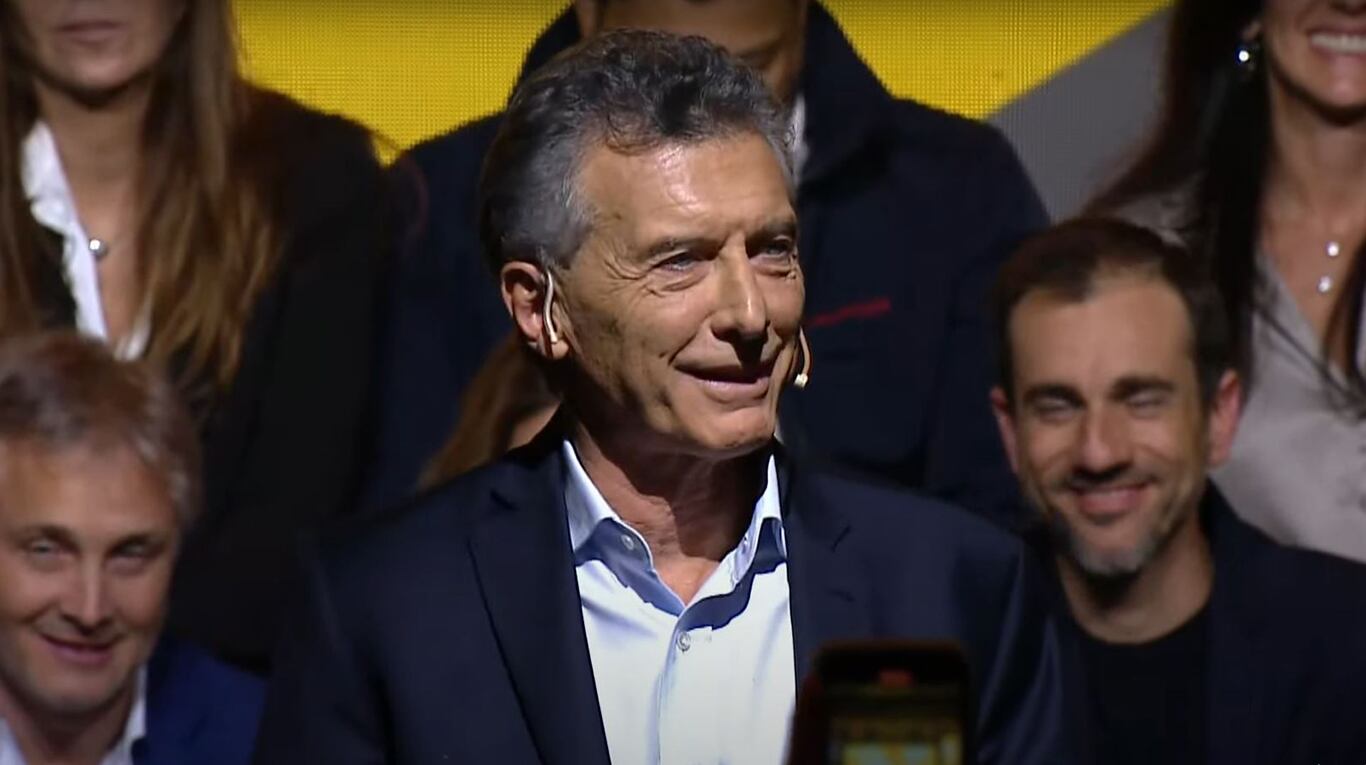 El expresidente Macri encabezó el acto de relanzamiento del PRO.