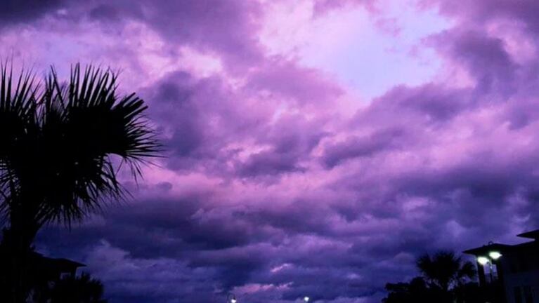 El extraño fenómeno en el cielo tras el paso del huracán Dorian por Florida